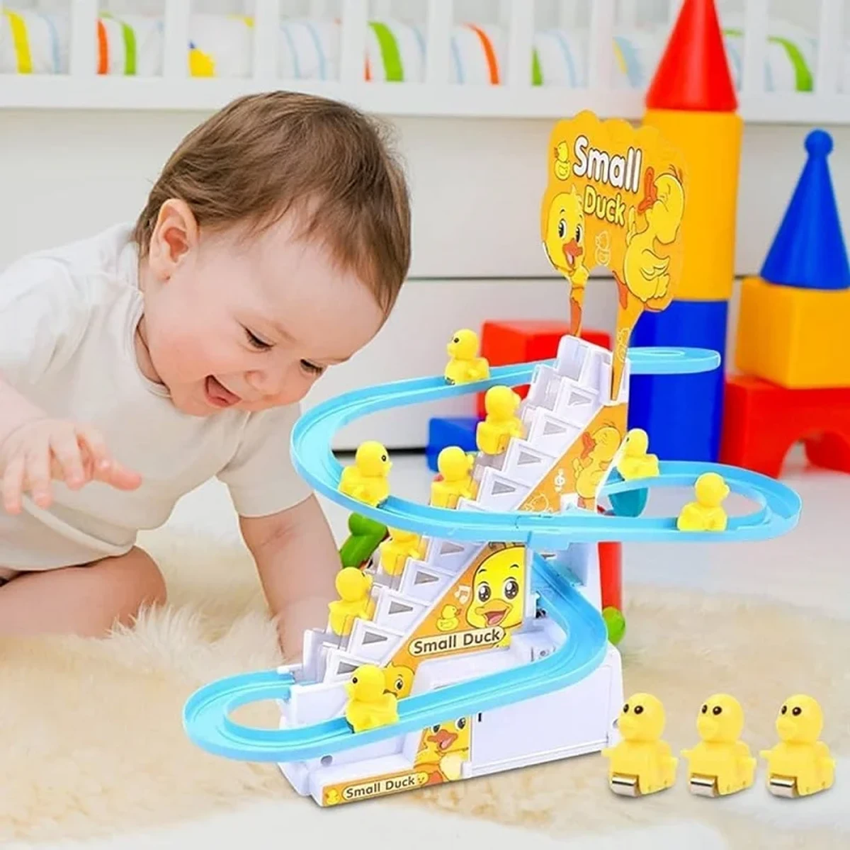 Baby duck track toy 9 pcs Set