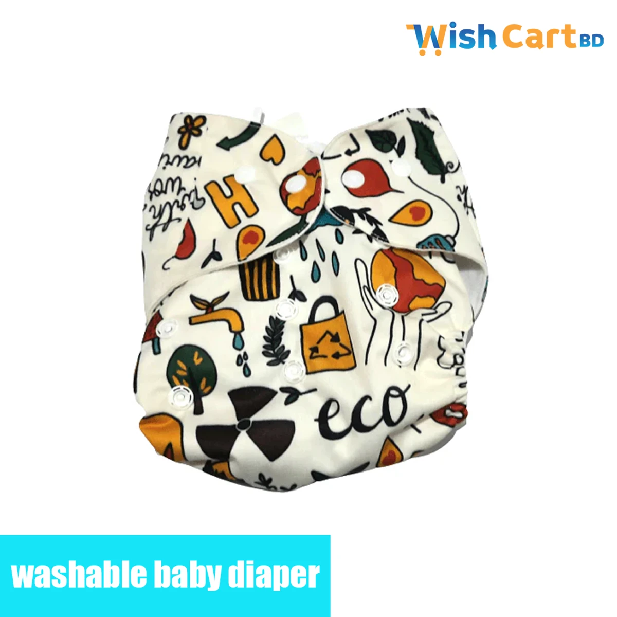 Washable Baby Diapers - 1 pcs